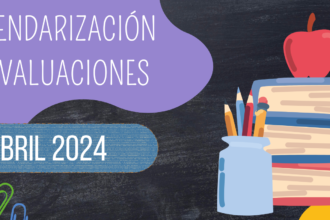 CALENDARIZACIÓN DE EVALUACIONES ABRIL 2024