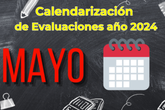 Calendario de Evaluaciones Mayo 2024